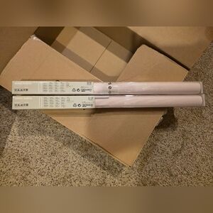 IKEA Anno Sarita Light Pink Sheer Curtain Panels (Total of 2 EA)